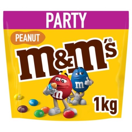 M&M's Peanuts Snack de Cacahuete y Chocolate con Leche 1kg