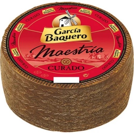 QUESO CURADO GARCIA BAQUERO KG 3 - 3.3KG PIEZA ENTERO