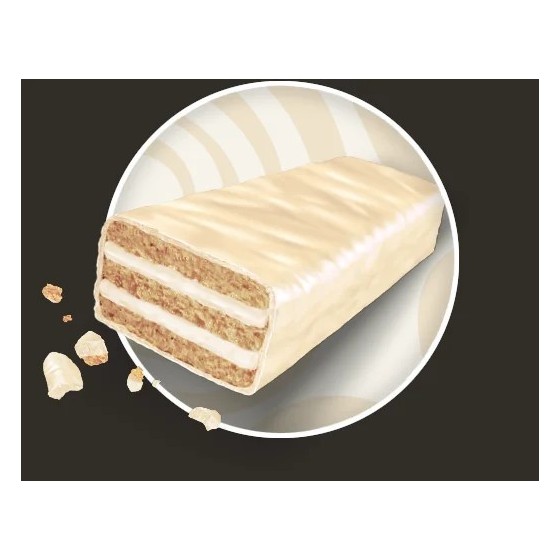 Barrita de barquillo cubierta de chocolate blanco HUESITOS Valor 56 ud