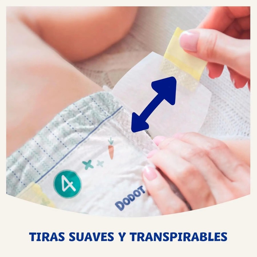 PACK de 2 - DODOT PAÑAL SENSITIVE TALLA 1- 2 X 44 UNIDADES
