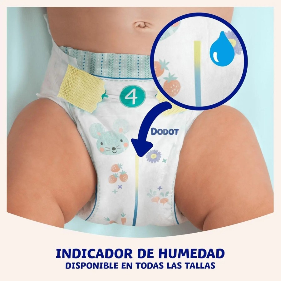 PACK de 2 - DODOT PAÑAL SENSITIVE TALLA 1- 2 X 44 UNIDADES