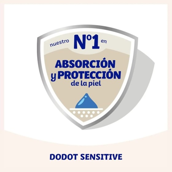 PACK de 2 - DODOT PAÑAL SENSITIVE TALLA 1- 2 X 44 UNIDADES PACK de 2 - DODOT PAÑAL SENSITIVE TALLA 1- 2 X 44 UNIDADES