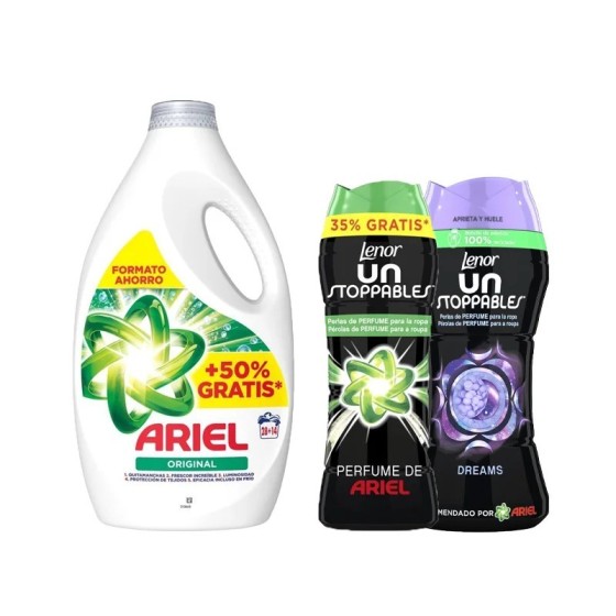 Ariel Original Detergente Líquido 42 Lavados o 84 Lavados : Jabón Con 