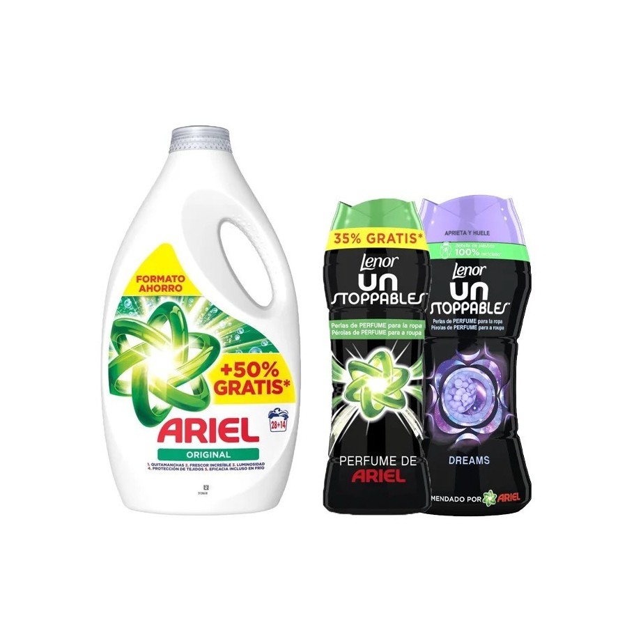 Ariel Original Detergente Líquido 42 Lavados o 84 Lavados : Jabón Con 