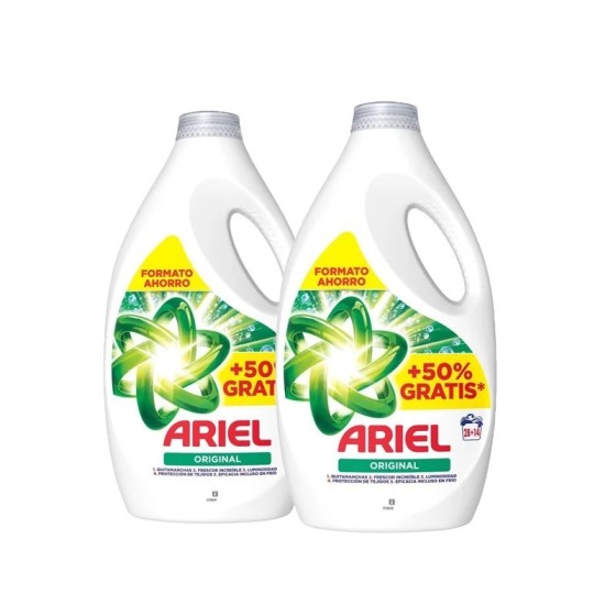 Ariel Original Detergente Líquido 42 Lavados o 84 Lavados : Jabón Con 