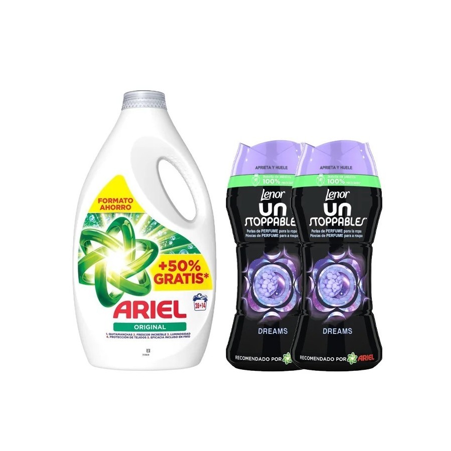 Ariel Original Detergente Líquido 42 Lavados o 84 Lavados : Jabón Con 