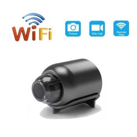 Mini cámara WiFi 720P, Detector de sonido incluido, Control por aplicación para el hogar, oficina, Monitor de bebé Micro USB, ca
