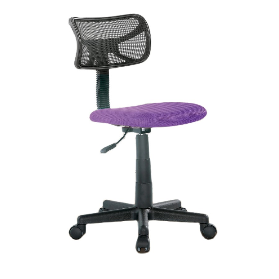 Silla de estudio infantil SOF6 - color de asiento violeta - estructura