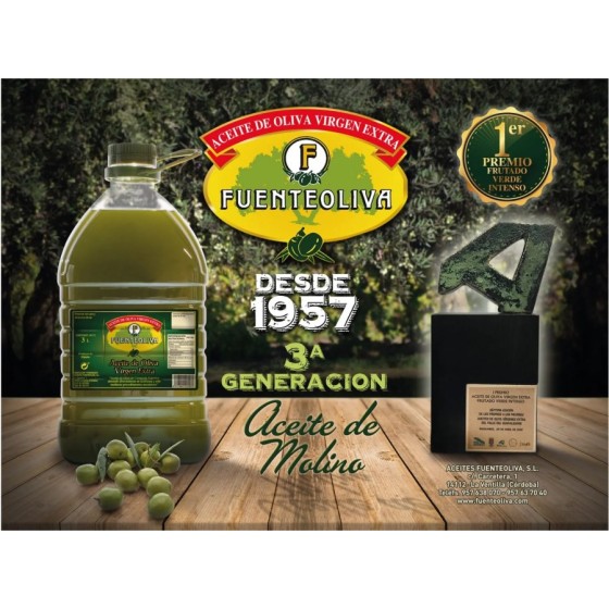 Fuenteoliva Aceite de Oliva Virgen Extra 5 Litros