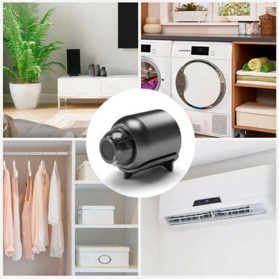 Mini cámara WiFi 720P, Detector de sonido incluido, Control por aplica Mini cámara WiFi 720P, Detector de sonido incluido, Control por aplica