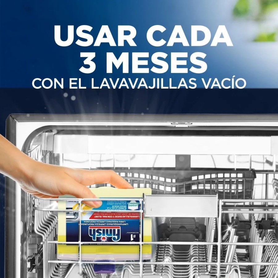 Finish Limpiamáquinas Limpieza Profunda Limón Lavavajillas 4x 250ml