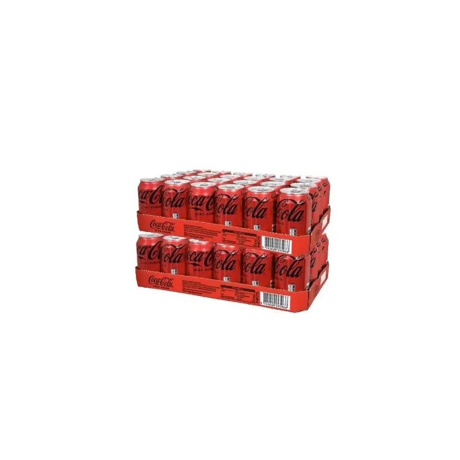 Cocacola Sabor cero zero 33cl Lata caja 48 total 15.84L Cocacola Sabor cero zero 33cl Lata caja 48 total 15.84L