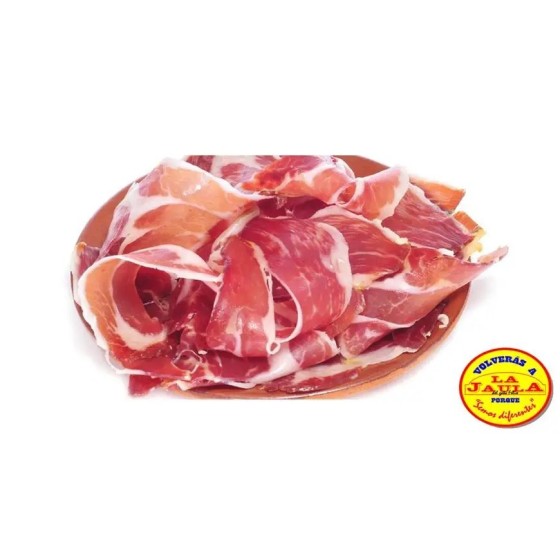 LONCHAS DE JAMON CURADO GRAN RESERVA LA JAULA 1 KILO APROX SERRANO + Q