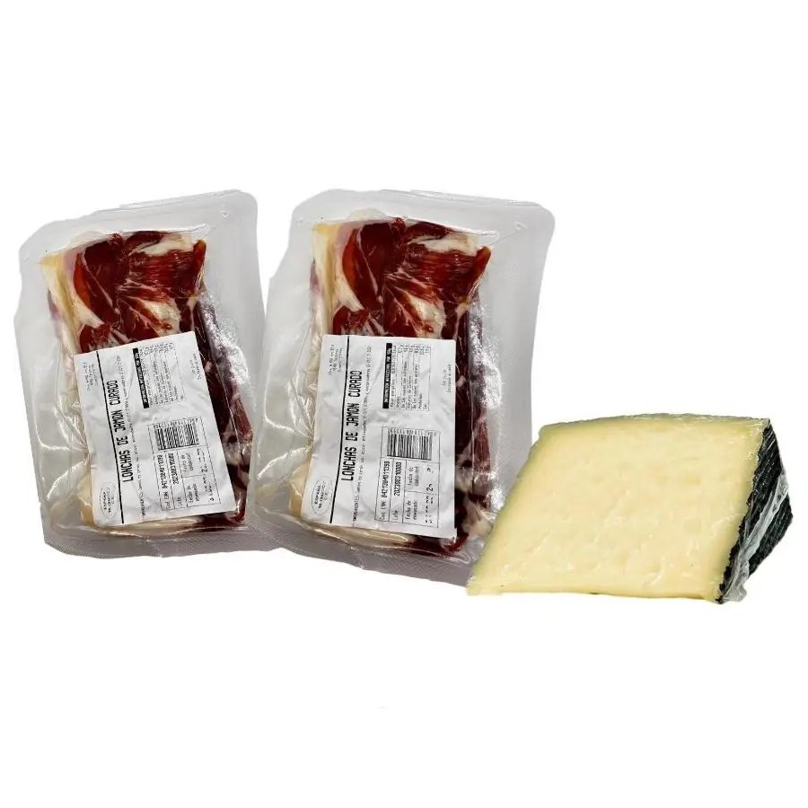 SUPER OFERTA SURTIDO DE JAMON IBERICO CURADO CON QUESO