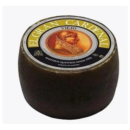 Queso mezcla viejo El Gran Cardenal queso entero o medio 6 a 8 meses de curacion 2.6 kilo o 1.3kilo