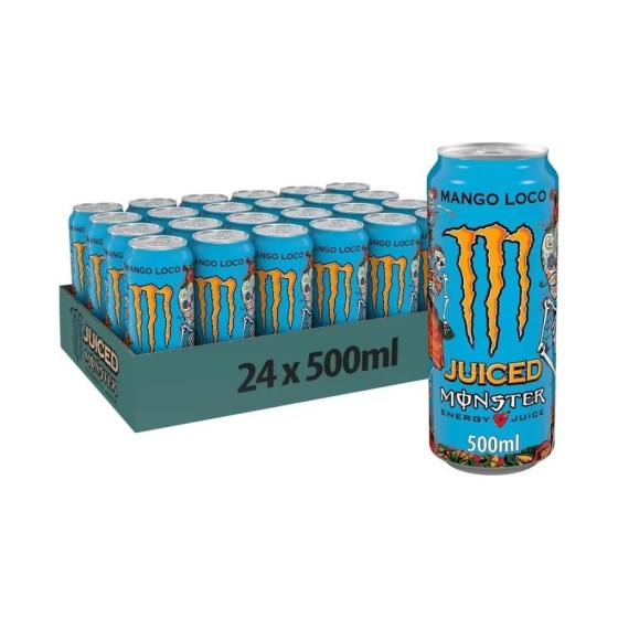MONSTER ENERGY Ultra White Bebida energética sin azúcar,Mango Loco Beb