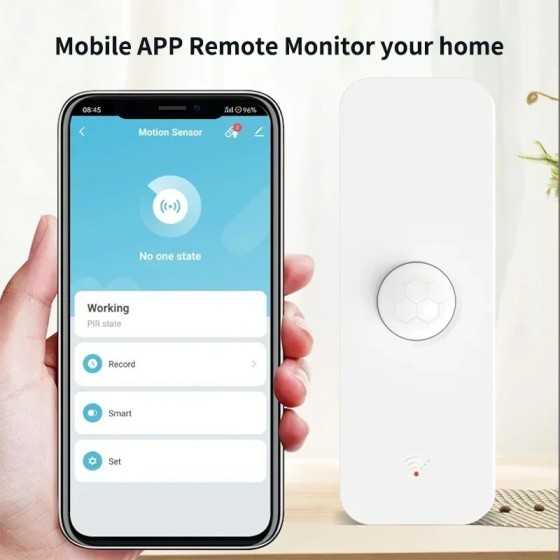 Tuya-Sensor de movimiento Zigbee PIR para el hogar, Detector infrarroj