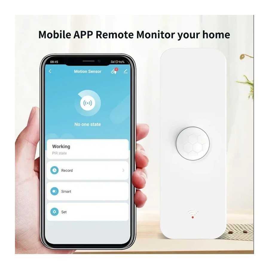 Tuya-Sensor de movimiento Zigbee PIR para el hogar, Detector infrarroj