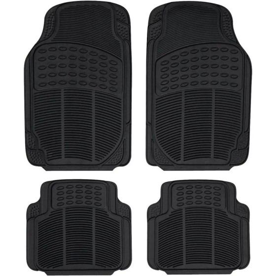 GREATOOL Set de 4 Alfombrillas de Coche, Universales para Coche, Alfom