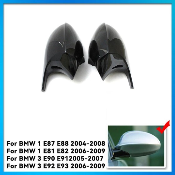 Tapa de espejo retrovisor lateral, accesorios de coche para BMW E90, E