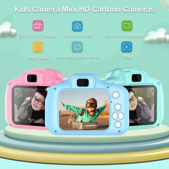 Mini cámara Digital X2 para niños, puede tomar fotos, vídeo HD, cámara
