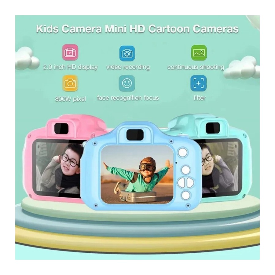 Mini cámara Digital X2 para niños, puede tomar fotos, vídeo HD, cámara