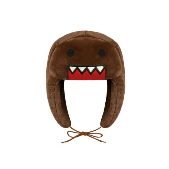 Ushanka-Sombrero cálido de dibujos animados para niños y niñas, gorra 