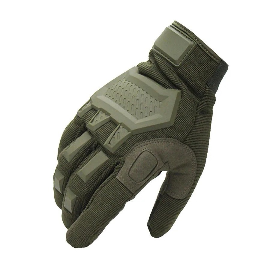 Guantes tácticos para hombre, guantes de dedo completo para Paintball,