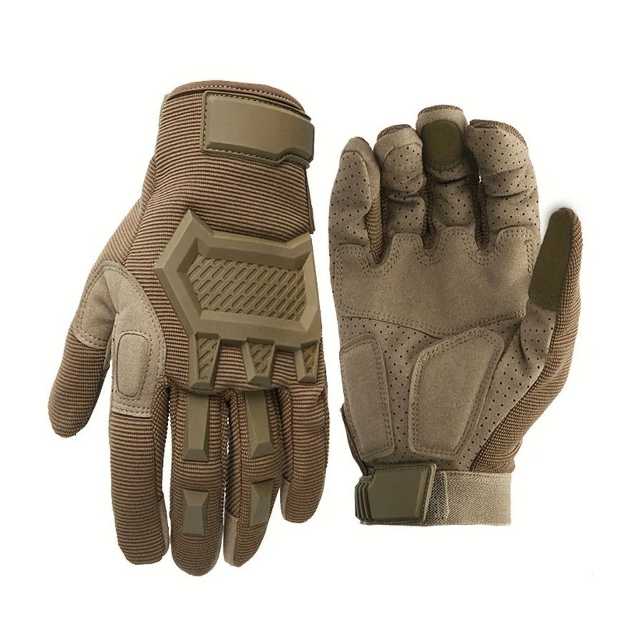 Guantes tácticos para hombre, guantes de dedo completo para Paintball,