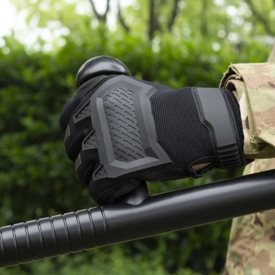Guantes tácticos para hombre, guantes de dedo completo para Paintball,