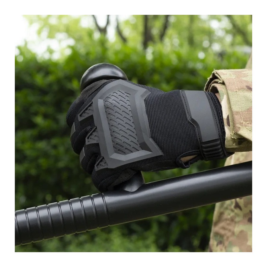Guantes tácticos para hombre, guantes de dedo completo para Paintball,