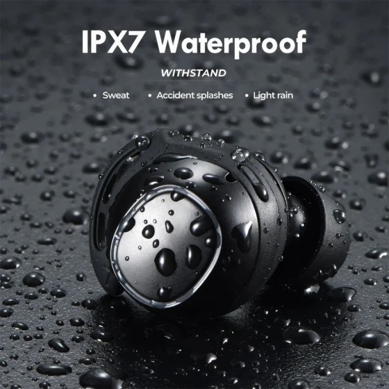 Mpow-Auriculares inalámbricos IPX7, cascos con conexión Bluetooth y so