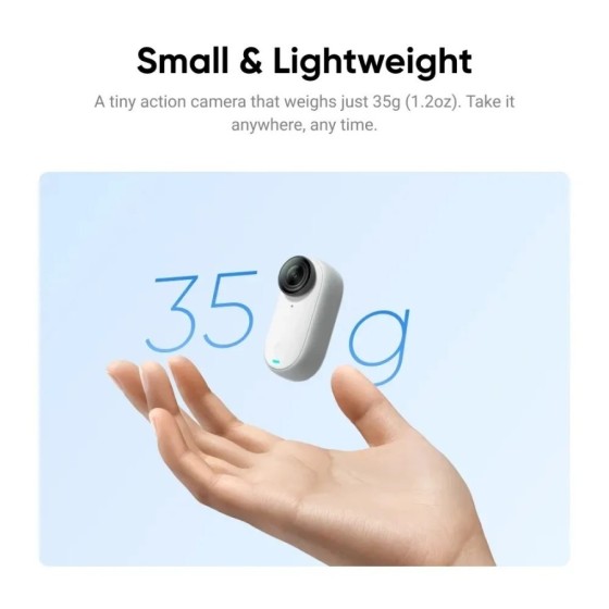 Insta360-Mini Cámara de Acción GO 3, batería adicional, 10m, impermeab