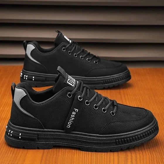 Zapatos de seguridad transpirables para hombre, calzado deportivo anti