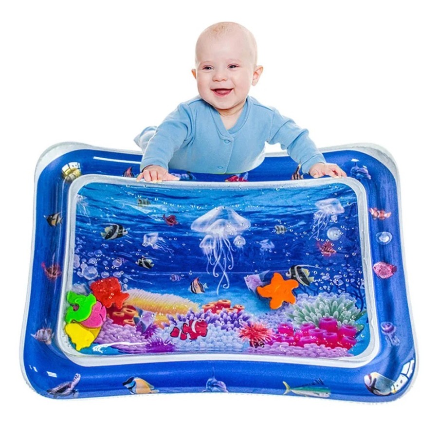 Esterilla inflable de PVC para bebé, almohadilla de Medusa blanca para Esterilla inflable de PVC para bebé, almohadilla de Medusa blanca para
