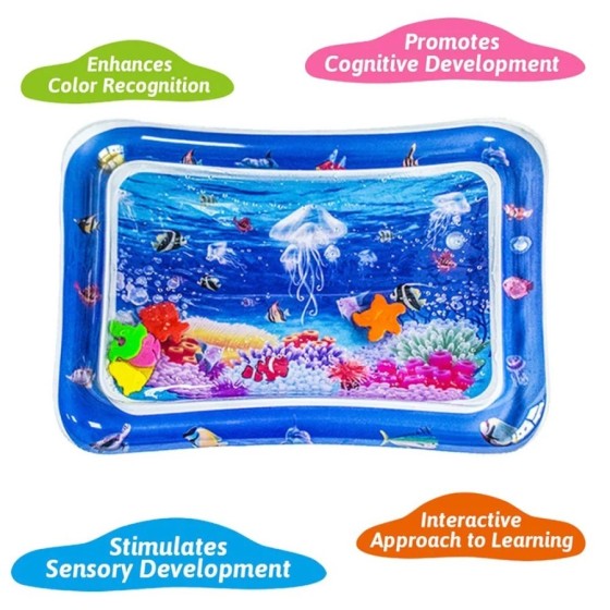 Esterilla inflable de PVC para bebé, almohadilla de Medusa blanca para Esterilla inflable de PVC para bebé, almohadilla de Medusa blanca para