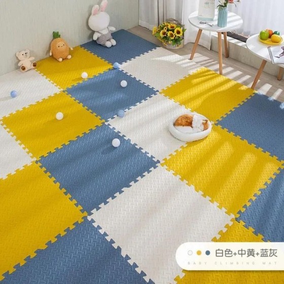 Alfombra de juegos de espuma para bebé, estera de rompecabezas de 16 p