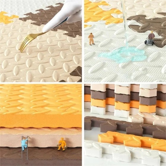 Alfombra de juegos para habitación de bebés y niños, tapete de gimnasi