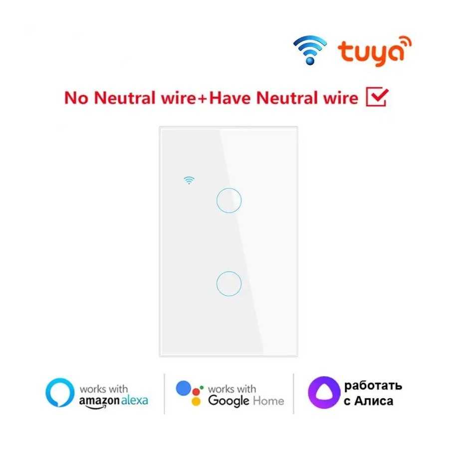 Aubess-interruptor de luz inteligente para el hogar, dispositivo inalá