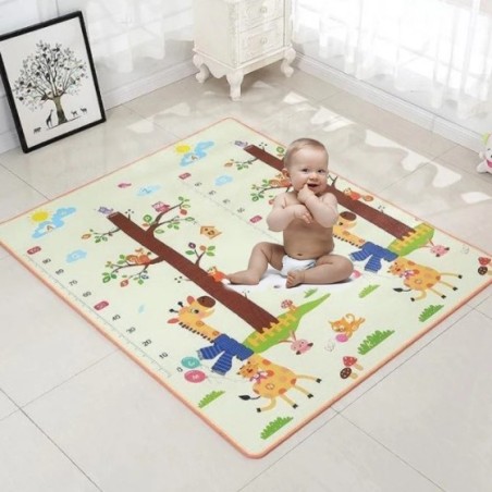 Alfombra de juegos EPE para bebé, colchoneta de actividades, gimnasio, gateo, suelo, juguetes de espuma Eva, 120x90cm