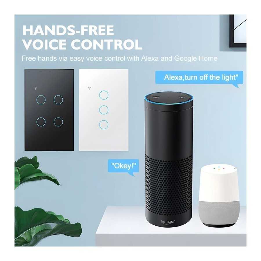 Aubess-interruptor de luz inteligente para el hogar, dispositivo inalá