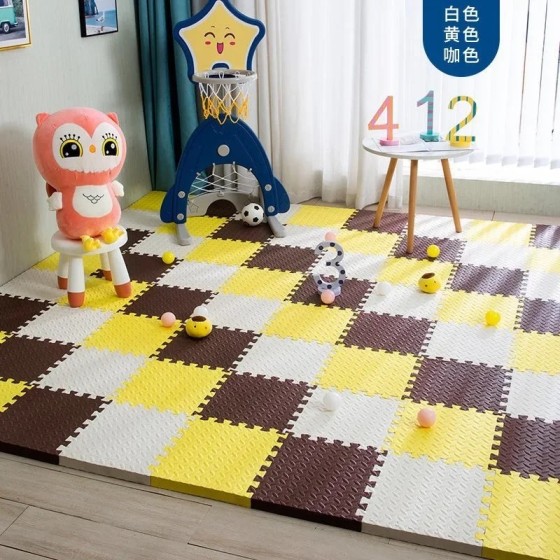 Alfombra de juego de espuma para bebé, Alfombra de rompecabezas de 12 