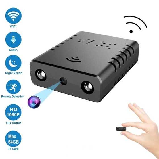 Minicámara inalámbrica 1080P, grabadora de vídeo Full HD, Wifi, visión