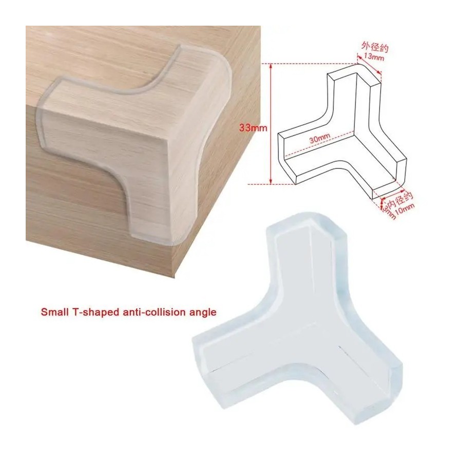 Protector de esquinas 8 Uds. Protectores de esquinas a prueba de suave