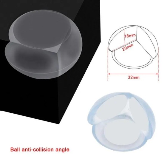 Protector de esquinas 8 Uds. Protectores de esquinas a prueba de suave