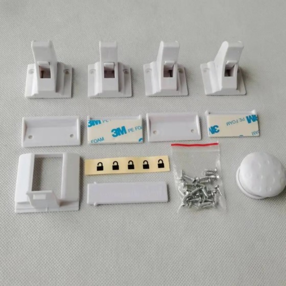 Cerradura magnética para niños, cerrojo de seguridad antipellizco para