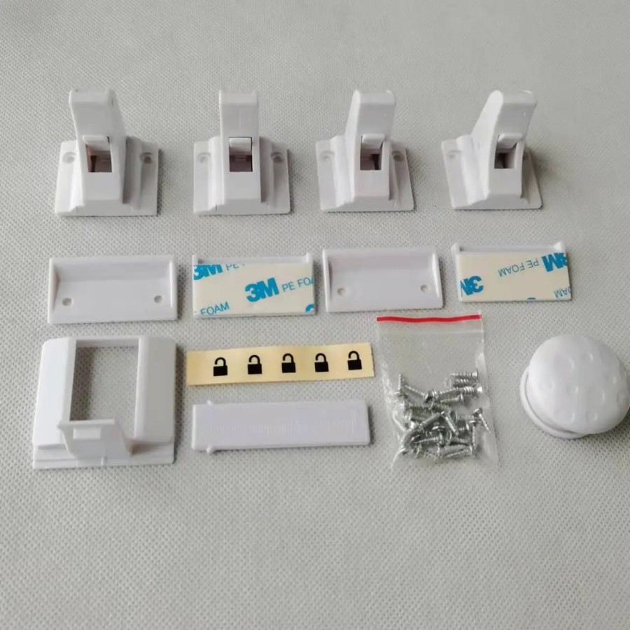 Cerradura magnética para niños, cerrojo de seguridad antipellizco para