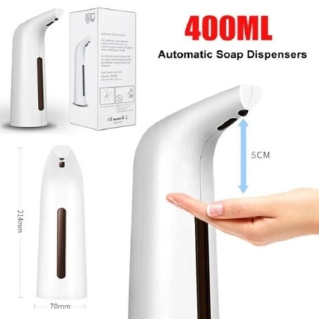 Dispensador automático de jabón desinfectante, Sensor infrarrojo manos libres, sin contacto, detergente inteligente para el hoga