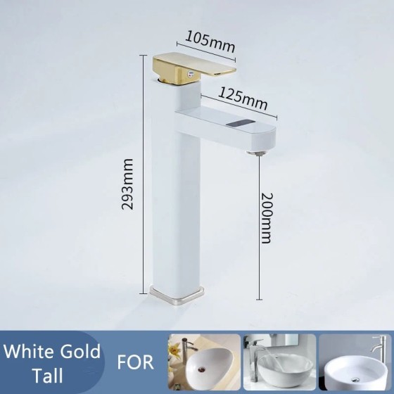 Shinesia-grifo para lavabo de baño, mezclador de temperatura Digital L