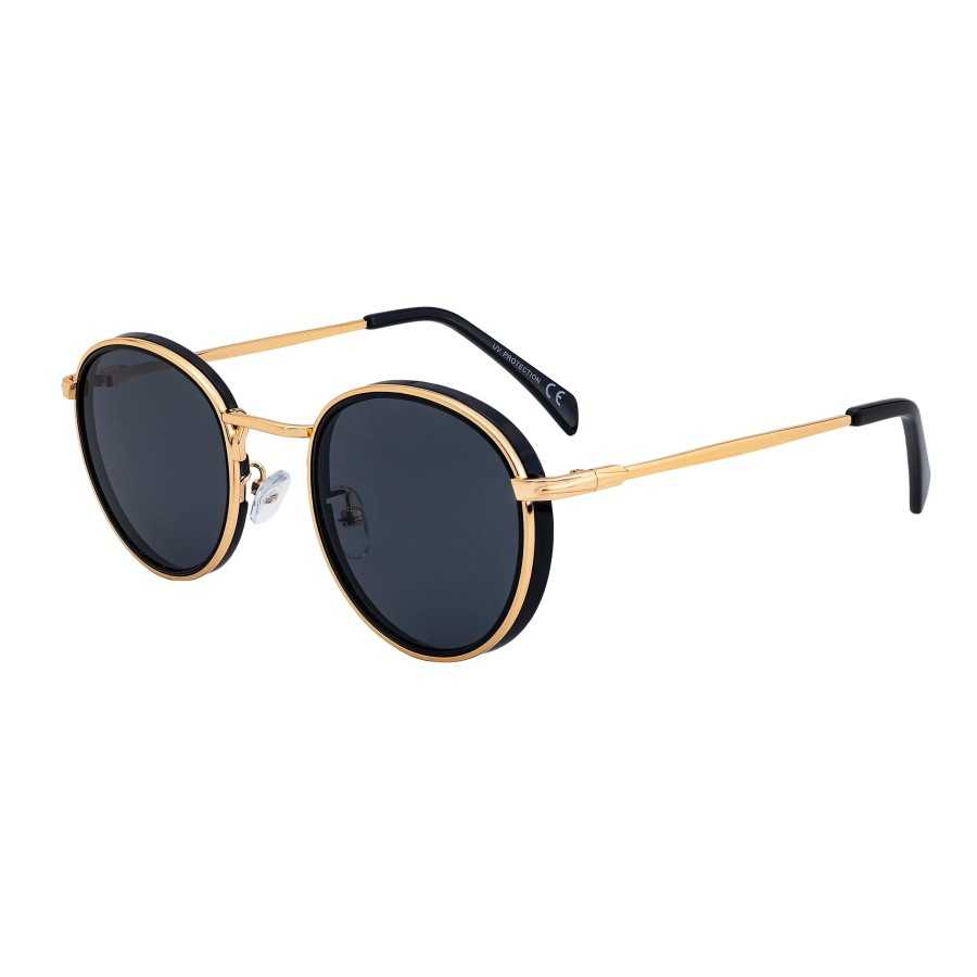 Gafas de sol Para Mujer y Hombre Unisex Adulto Metálico Redondo Pequeñ